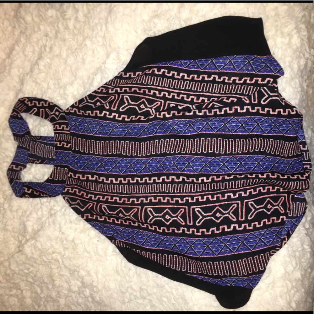 ASTR high neck Aztec tank top